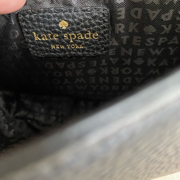 Kate Spade Small Lietta Crossbody Bag Black and White - Picture 6 of 10